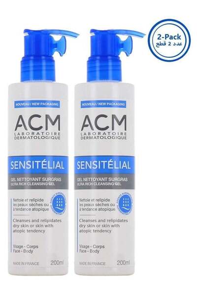 ACM Laboratoire dermatologique جل التنظيف الحساس من ACM - غسول لطيف للغاية لل...