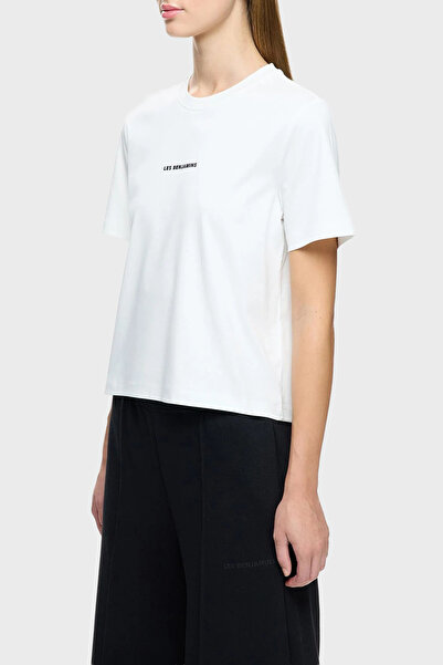 LES BENJAMINS Cotton Regular Fit Crew Neck Logo t Shirt t Shi̇rt Lb25Fwclafuts