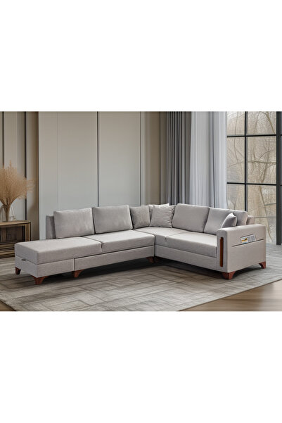 DİAVSE EV & YAŞAM Livya Köşe Koltuk Takımı Krem