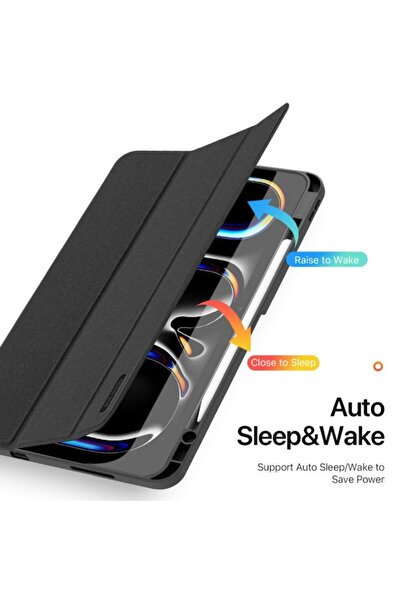 Donix Husă DUX DUCIS Domo pentru Apple iPad Pro 13 (2024) - Elite Armor D56, Negru