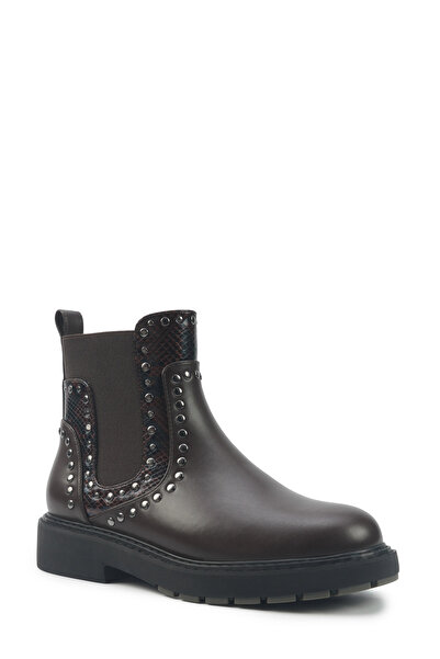 Nine West Detta 5Pr Brown Women's Flat Boots