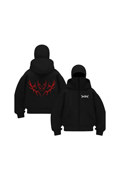 LAND MODA سترة صوفية للجنسين من Snow Masked Ninja من الصوف السميك بخيطين