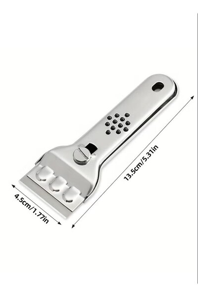 Generic Multi-Functional Stainless Steel Cleaning Shovel - For Kitchen Tiles, Walls, Floors