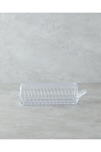 English Home Aura Glass Serving Bowl 33X9X9 cm Transparent