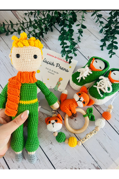 BABYBOUTİQUEHOUSE Amigurumi küçük prens 4lü set