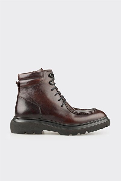 Elle Shoes Kahve Deri Erkek Günlük Bot