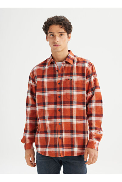 Lee Relaxed Ekru Erkek Gömlek LD999664931 Ekru Gömlek