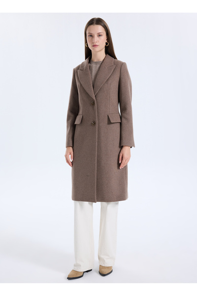 Sisley Kahve Kadın Kaban 2JJYLN04Z