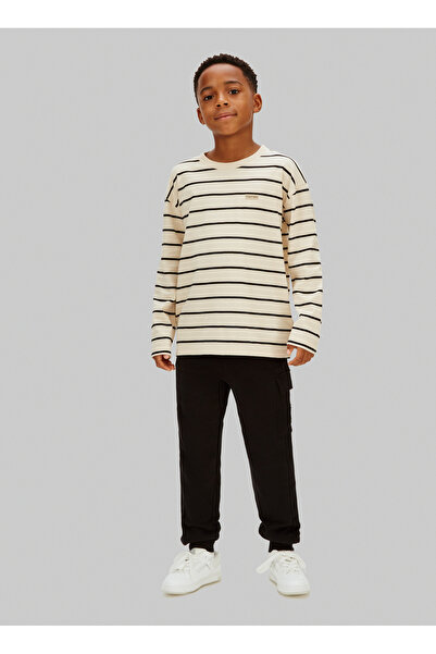 Calvin Klein Lastikli Paça Siyah Erkek Çocuk Eşofman Altı IB0IB02199BEH