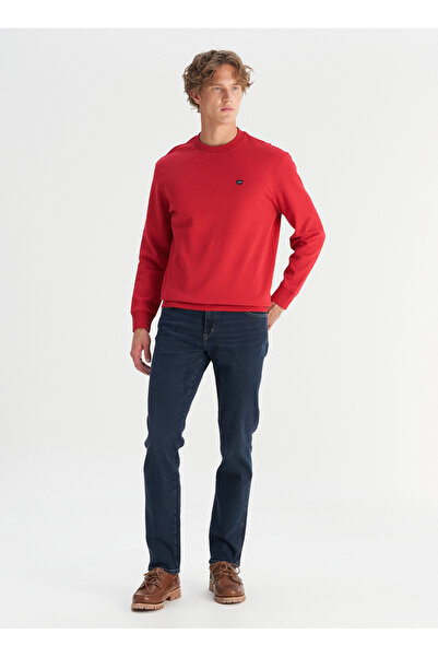 WRANGLER Мъжка суитшърт с яка W2520255A47 Червена суитшърт