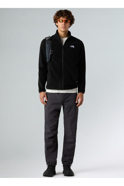 THE NORTH FACE NF0A8D0RJK31-GLACIER FLEECE JACKET Hanorac pentru bărbați, cu fermoar, cu potrivire standard