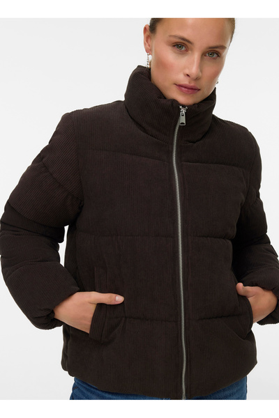 Vero Moda Kahve Kadın Mont VMDEBRA SHORT JACKET GA ENT