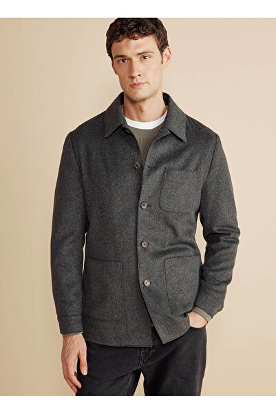 BROOKS BROTHERS Standart Antrasit Erkek Ceket BBFW25MBL004