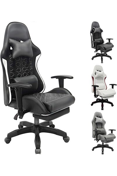 Gogoya كرسي ألعاب ومكتب - مساند ذراع قابلة للتعديل ثلاثية الأبعاد، ظهر مساج م...