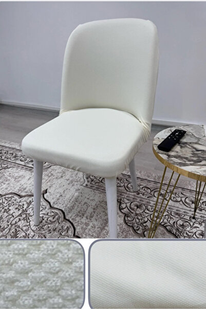 intil Sandalye Kılıfı sandalye Örtüsü Oval Likralı Lastikli 1 Adet Büyük Oval Sandalye Kılıfı Chair Cover