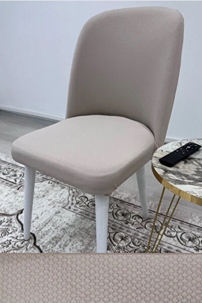 intil Sandalye Kılıfı sandalye Örtüsü Oval Likralı Lastikli 1 Adet Büyük Oval Sandalye Kılıfı Chair Cover