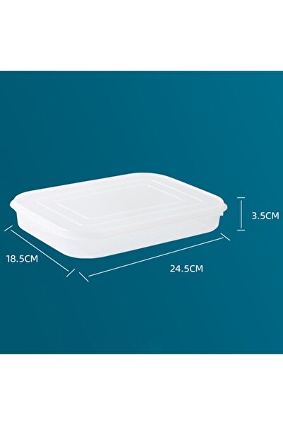 Flippy household food storage container, refrigerator, moisture-resistant, airtight, 24.5×18.5×3.5