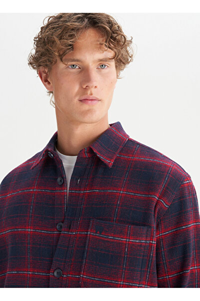 WRANGLER Regular Fit Lacivert Erkek Gömlek W2520067410 Lacivert Gömlek