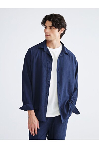 LC Waikiki Comfortable Fit Textured Men's Shirt