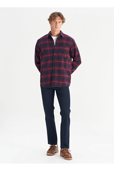 WRANGLER Regular Fit Lacivert Erkek Gömlek W2520067410 Lacivert Gömlek