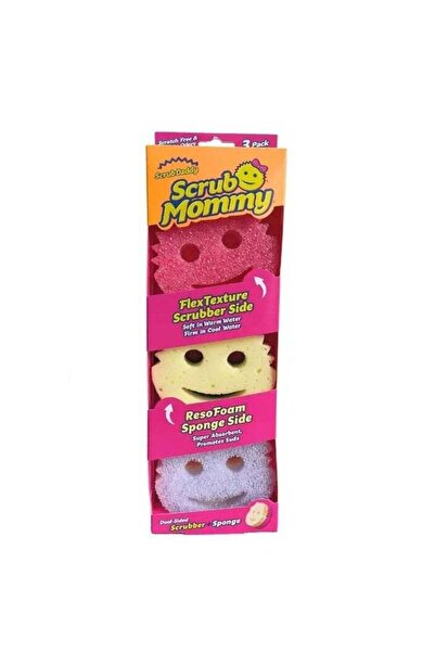 Scrub Daddy مجموعة إسفنجة سكراب مامي، خالية من الخدوش، 3 قطع