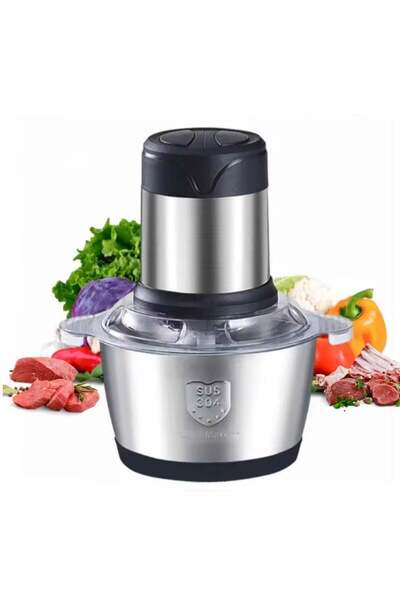 TEGRILO Electric Meat Grinder, 2 Speeds 500W, 3L Stainless Steel Food Chopper