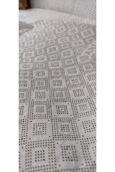 GHZAL Home Collection Chair Cover Lace Velvet Thick Non-Slip Base Set 4 Pieces Only for Seats with 2 Large and 2 Small Seating Areas