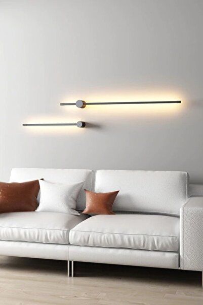 VOLTMARKET Modern Pilli Beyaz Işık 66CM Tasarım Aplik Dekoratif Tasarım