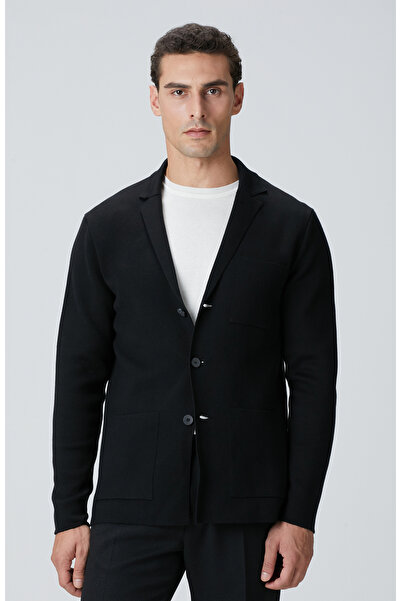 Network Siyah Triko Ceket