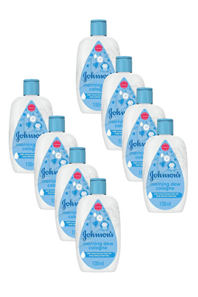 KMS HOME Johnson's Baby Bebe Kolonyası Morning Dew 100 ml X 8 Adet