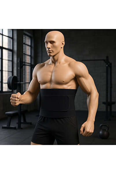 LUGGAGEMARKETİM حزام حراري 120 سم للمساعدة في تنحيف البطن وحرق الدهون وتأثير ...