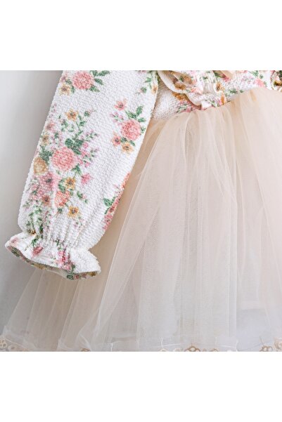 Momercy Fiori Kız Bebek Özel Gün Elbise, Doğum Günü Parti Yılbaşı Fotoğraf çekimi