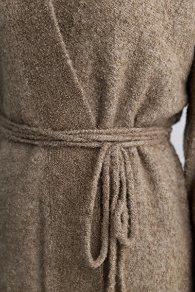 BE BLUE Mink Thin Belted Kimono Cardigan