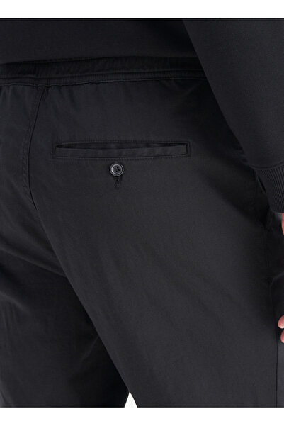 WRANGLER Normal Bel Slim Fit Black Men's Chino Trousers Wm01200001001 Black Chino Trousers