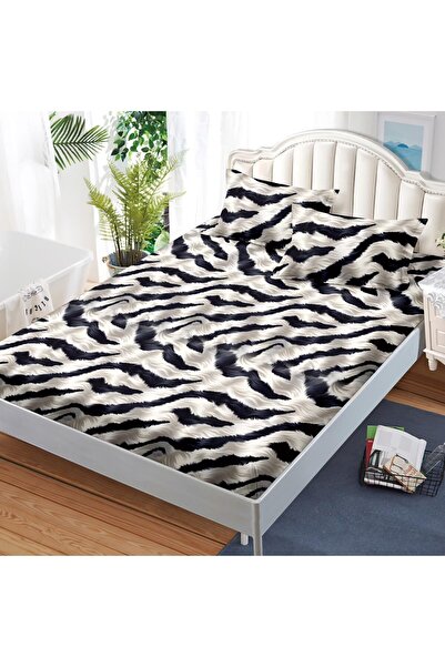 Casa de Vis Bed sheet with elastic + 2 pillowcases, 180/200, Casa de Vis, HG-277