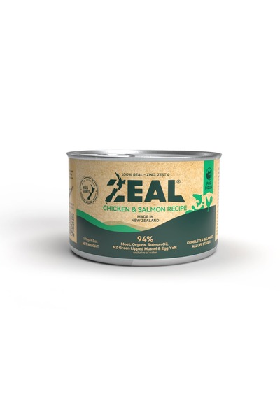 ZEAL 'Zeal Grain Free Canned Dog Food 170g - (Chicken & Salmon Recipe)