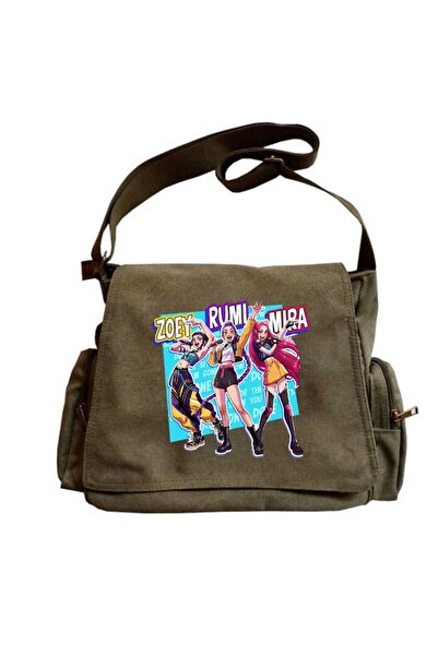 Toum Kpop Demon Hunters Printed Unisex Messenger Bag