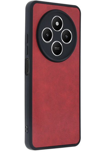 NewFace Nrtmsa Xiaomi Redmi 14C Case Aras Leather Cover (94016) - Red