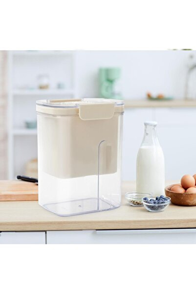 Flippy Cheese Press Kit with Yogurt/Milk Filter and Green Spoon, 18×9.7×13 cm, White