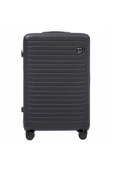 WINGS BRAND Valiză mare de călătorie 28" cu roți, ABS durabil, WINGS COOT, neagră