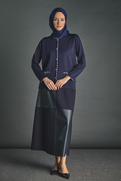 Setrms Süs Düğmeli Triko Bluz