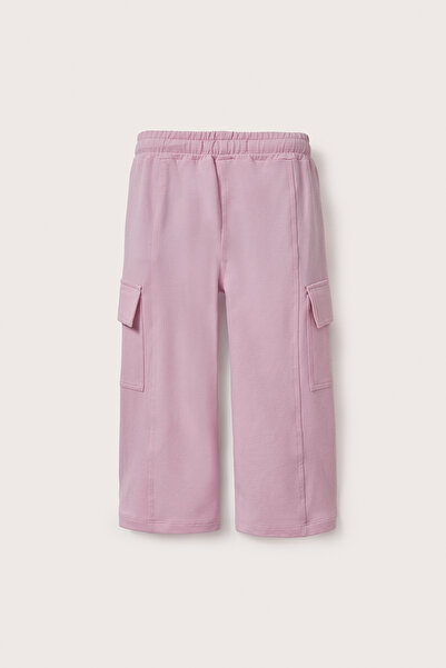 Marvy Pink Cargo Pocket Pack Embroidered Trousers