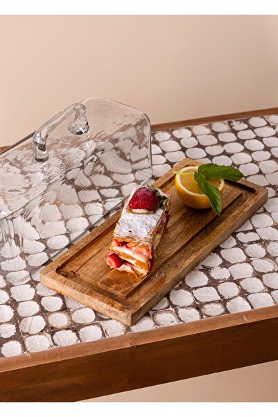 The Mia Madera Cake Storage Jar 15x32x14 cm