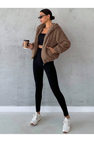 COOLHILL Γυναικείο βελούδινο μπουφάν με κουκούλα Briar