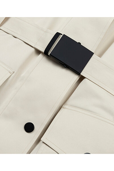 İpekyol Faux Fur and Belt Coat