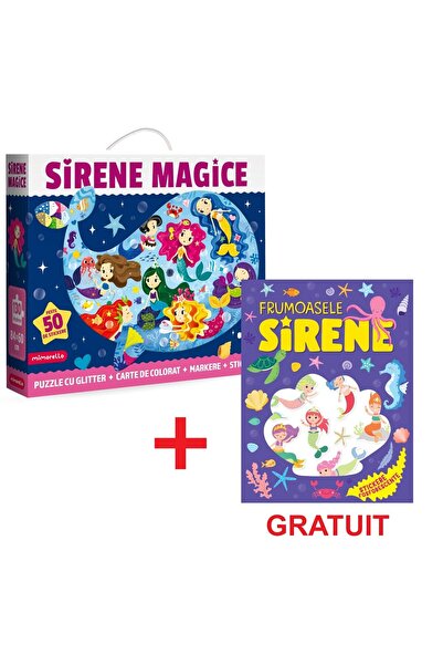 Mimorello Pachet - Puzzle - Sirene Magice - Frumoasele sirene GRATUIT