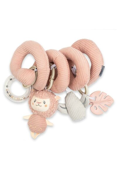 NEWBABY Jucarie interactiva, New Baby, Spirala, Lama, Include si jucarie pent...