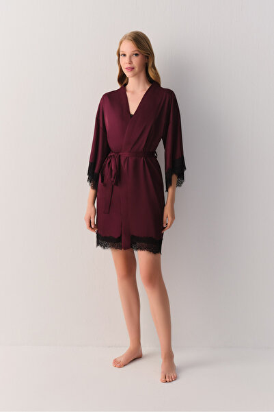 SUWEN Helena Short Dressing Gown