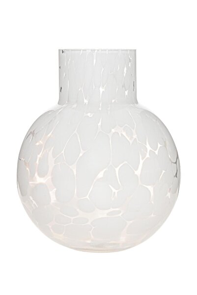 The Mia Blanco Cam Vazo 21x26 cm