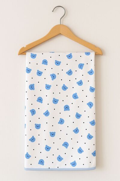 EFU BABY 100X100 Dotted Patterned 100% Cotton Baby Cover & Blanket